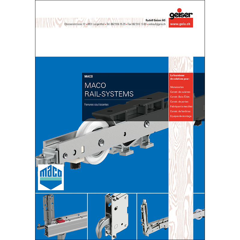 Broschre MACO Rail-Systems